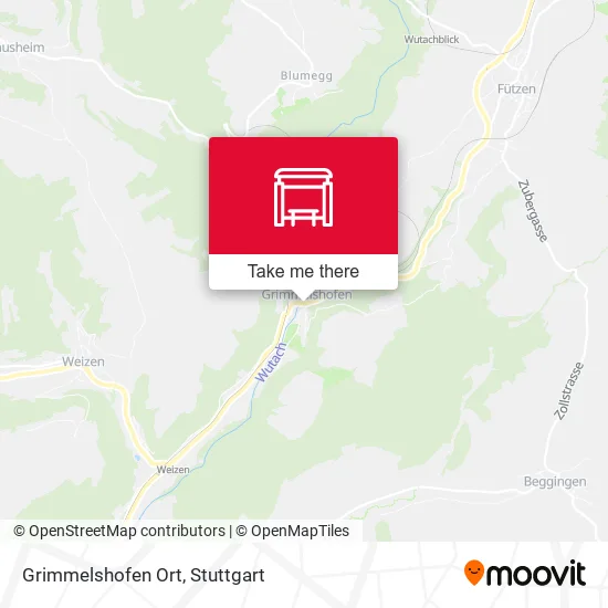 Карта Grimmelshofen Ort