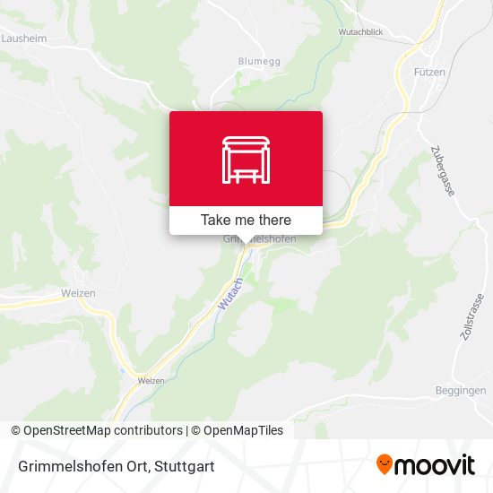 Карта Grimmelshofen Ort