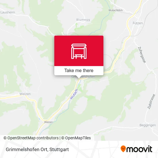 Карта Grimmelshofen Ort