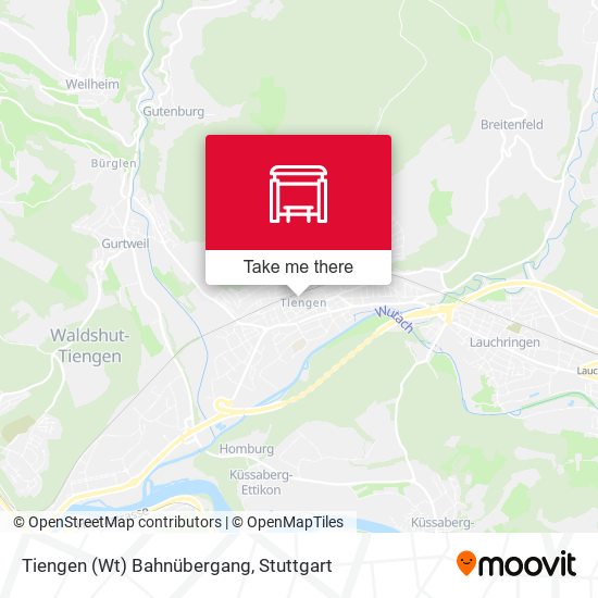 Tiengen (Wt) Bahnübergang map