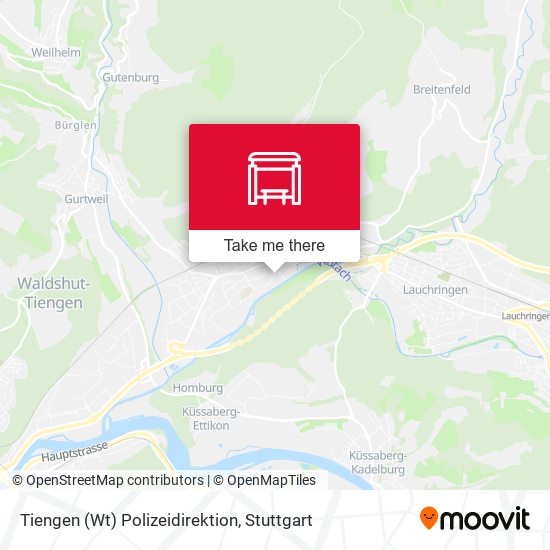 Tiengen (Wt) Polizeidirektion map