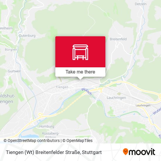 Tiengen (Wt) Breitenfelder Straße map