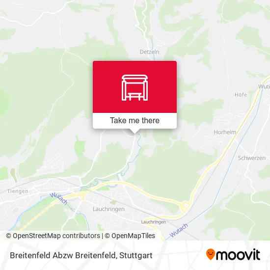 Карта Breitenfeld Abzw Breitenfeld