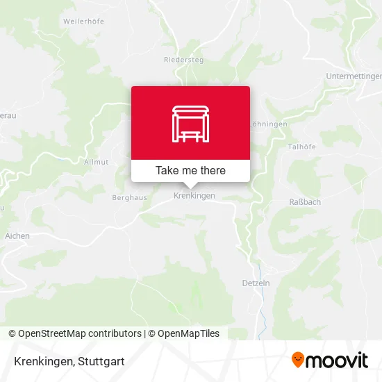 Карта Krenkingen