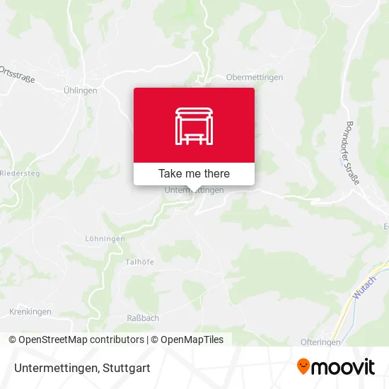 Карта Untermettingen