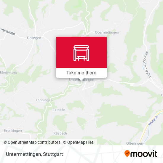 Untermettingen map