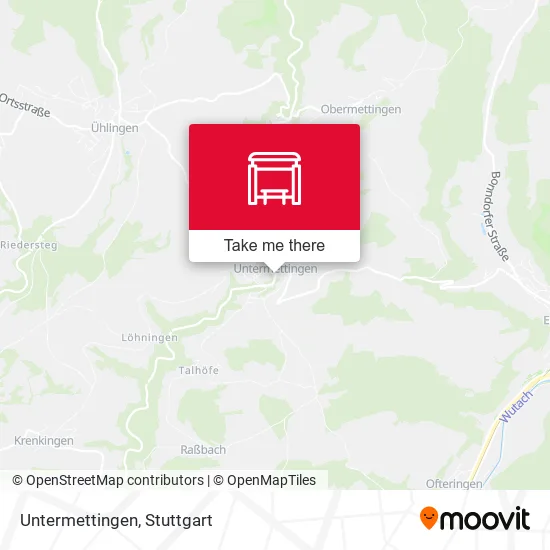 Карта Untermettingen