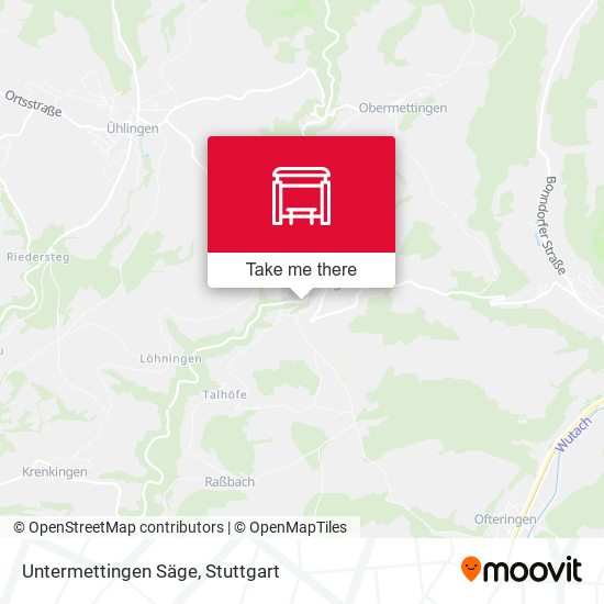 Untermettingen Säge map