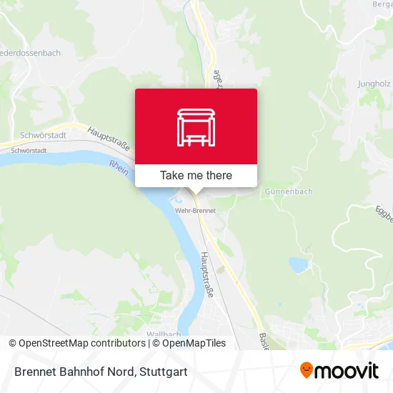 Карта Brennet Bahnhof Nord