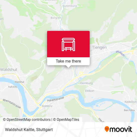Waldshut Kaitle map