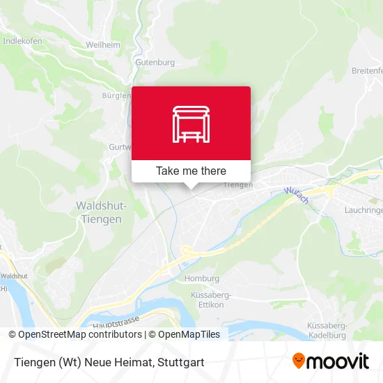 Tiengen (Wt) Neue Heimat map