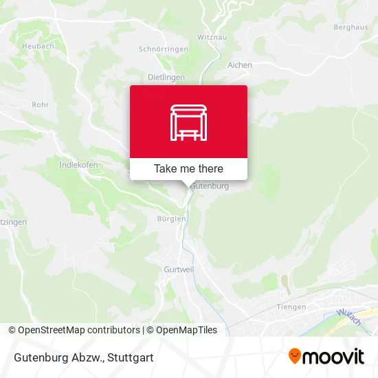 Карта Gutenburg Abzw.