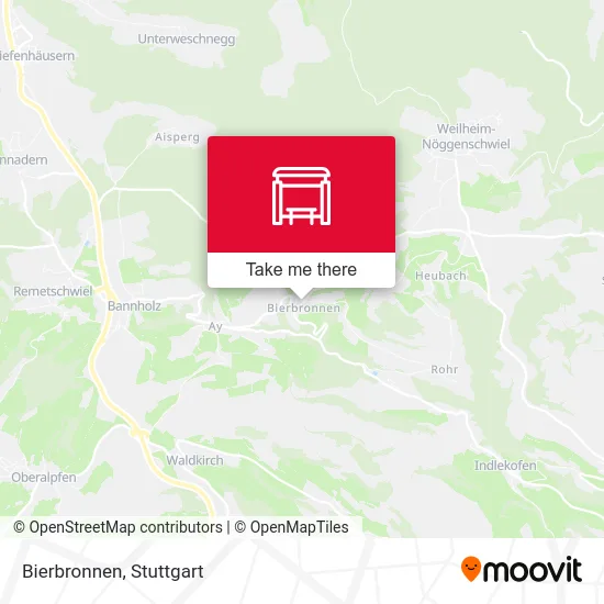 Карта Bierbronnen
