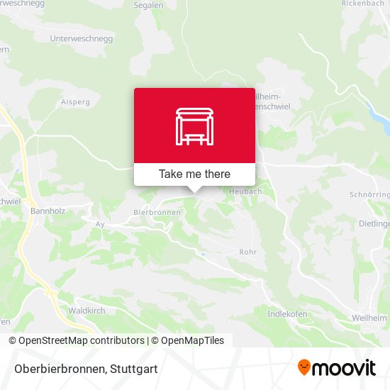 Карта Oberbierbronnen
