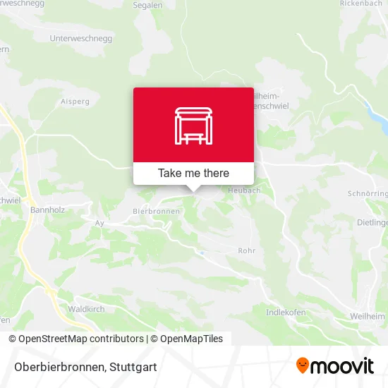Карта Oberbierbronnen
