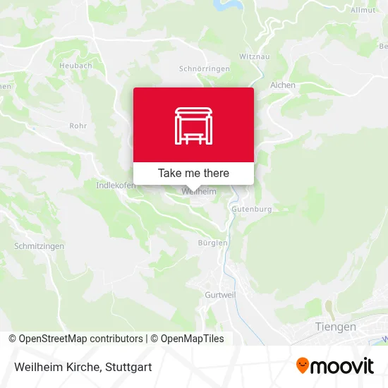 Weilheim Kirche map