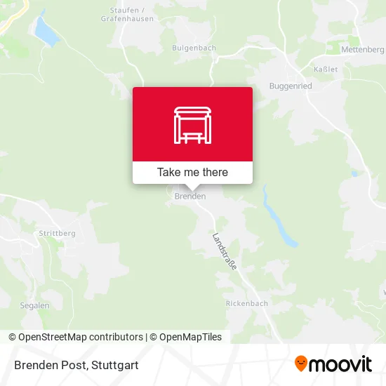 Карта Brenden Post