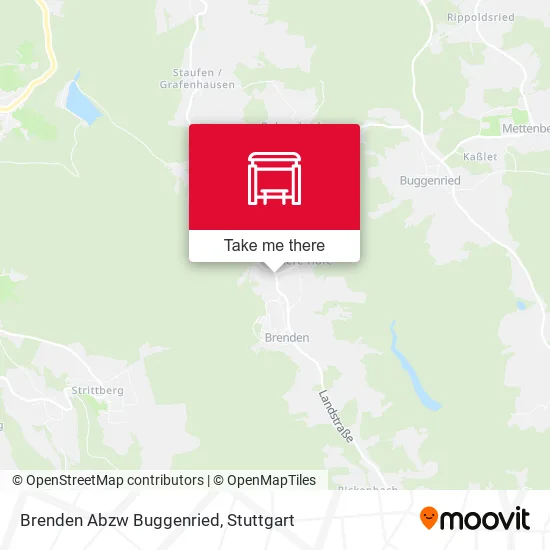Карта Brenden Abzw Buggenried
