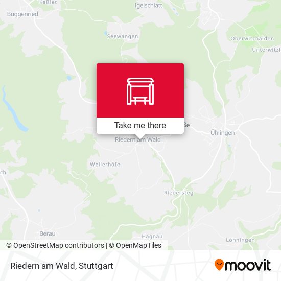 Карта Riedern am Wald