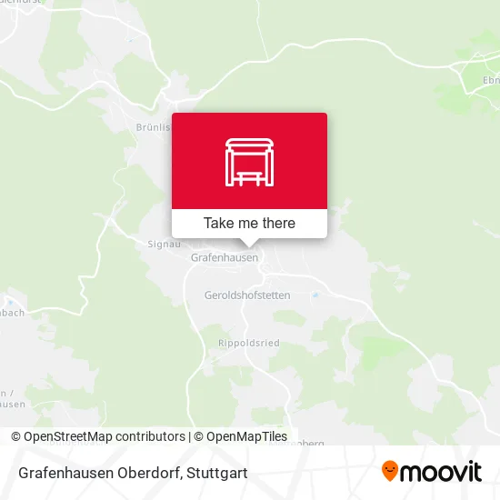 Карта Grafenhausen Oberdorf