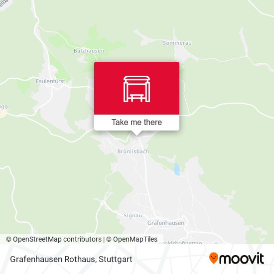 Grafenhausen Rothaus map