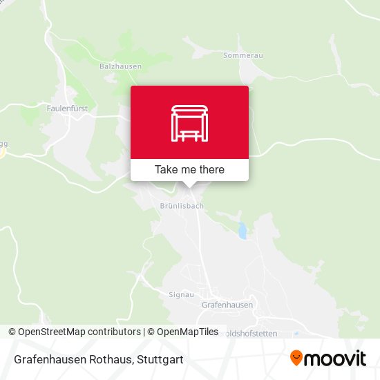 Grafenhausen Rothaus map