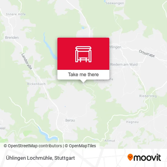 Карта Ühlingen Lochmühle