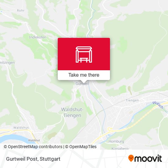 Карта Gurtweil Post
