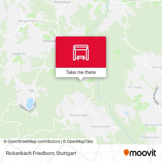 Rickenbach Friedborn map