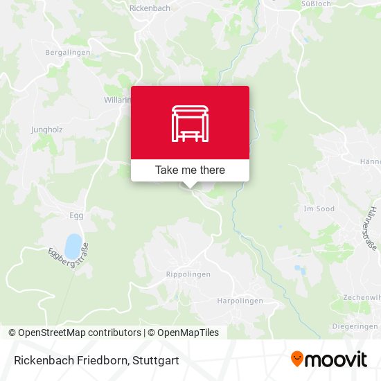Rickenbach Friedborn map