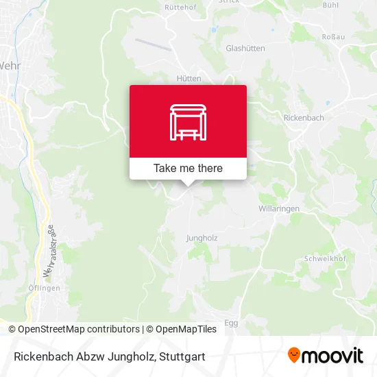 Карта Rickenbach Abzw Jungholz