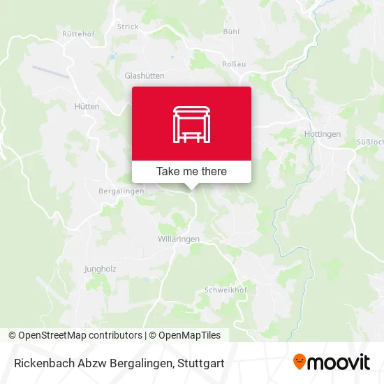 Карта Rickenbach Abzw Bergalingen