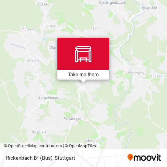 Карта Rickenbach Bf (Bus)