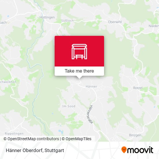 Hänner Oberdorf map
