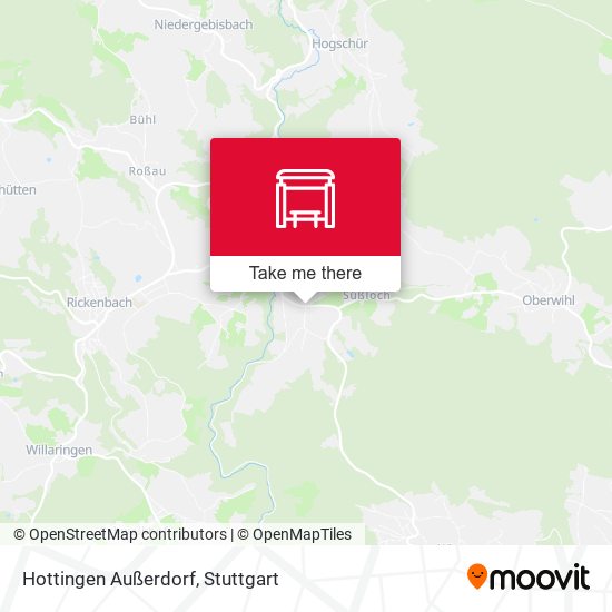 Hottingen Außerdorf map