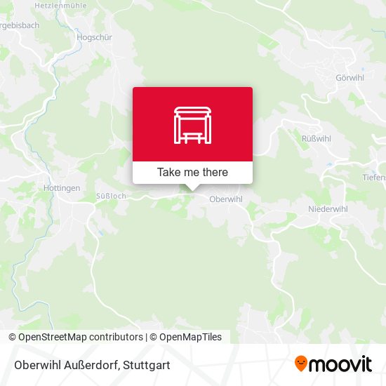 Oberwihl Außerdorf map