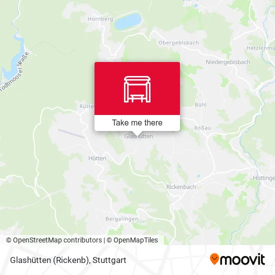 Карта Glashütten (Rickenb)