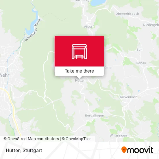 Карта Hütten