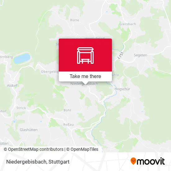 Карта Niedergebisbach