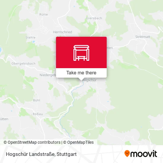 Карта Hogschür Landstraße