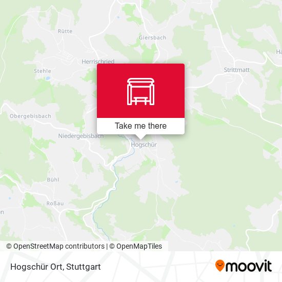 Карта Hogschür Ort