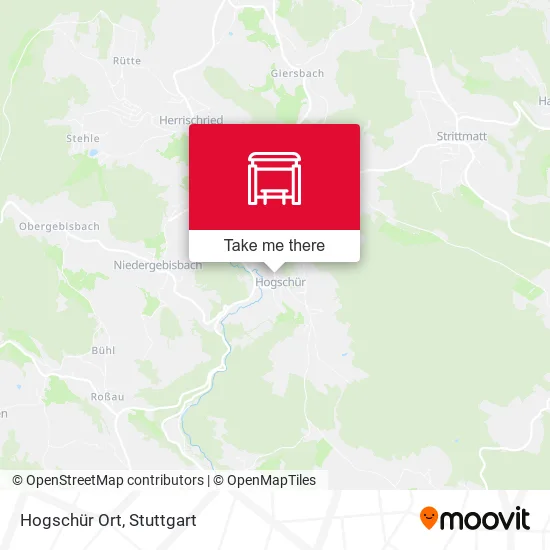 Карта Hogschür Ort