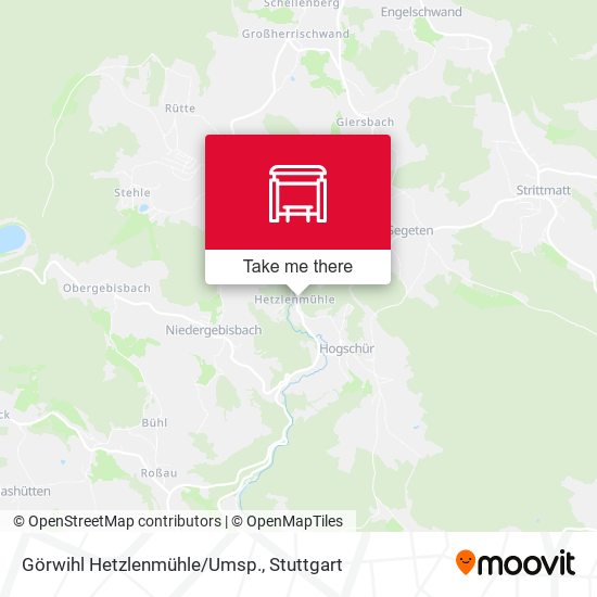 Карта Görwihl Hetzlenmühle/Umsp.