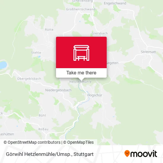 Карта Görwihl Hetzlenmühle/Umsp.