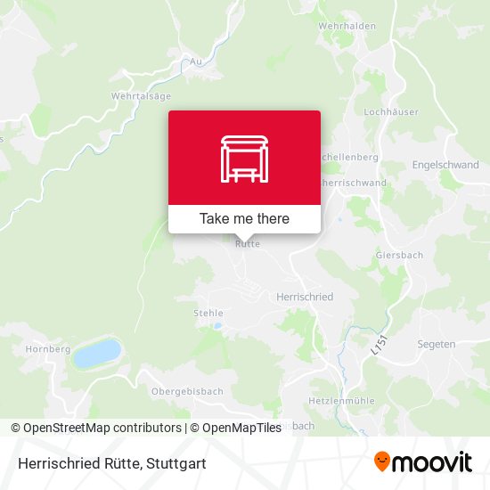 Herrischried Rütte map