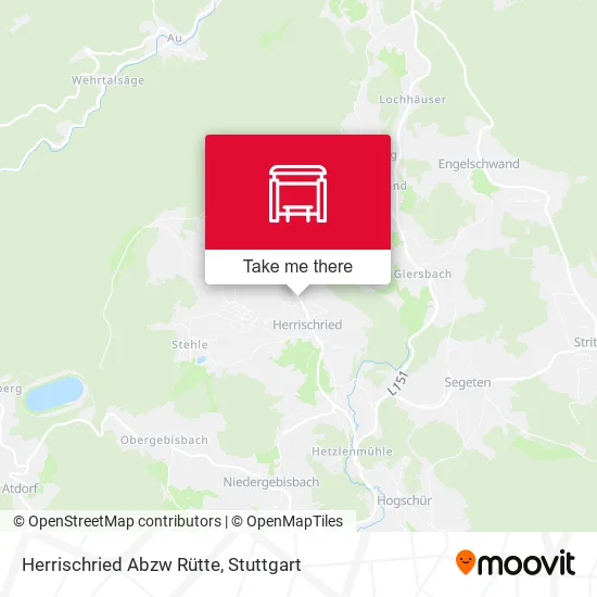 Карта Herrischried Abzw Rütte