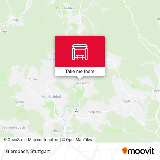 Карта Giersbach