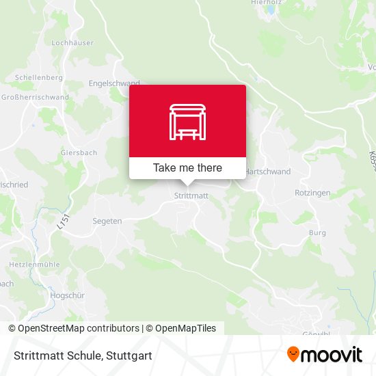 Карта Strittmatt Schule