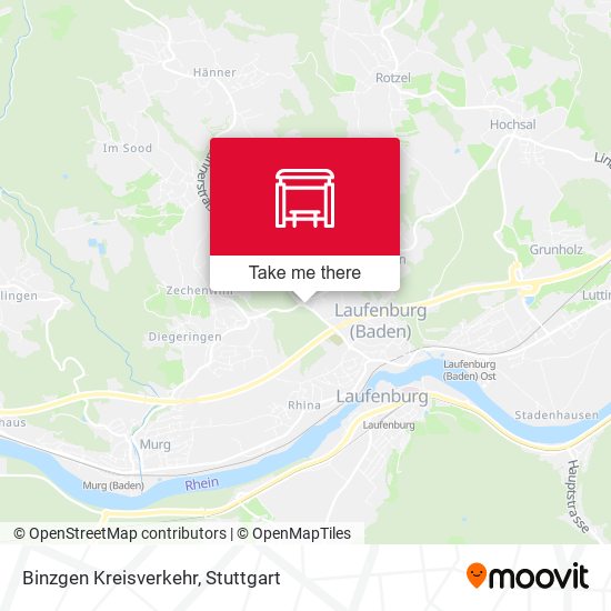Binzgen Kreisverkehr map
