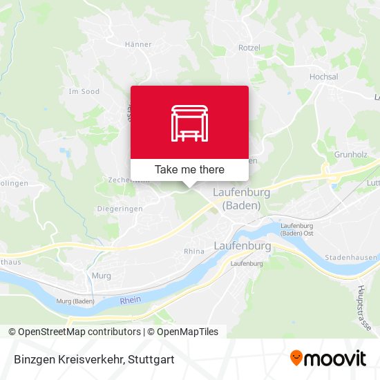 Binzgen Kreisverkehr map